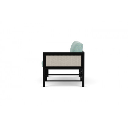 Lloyd Flanders™ Southport Left Arm Loveseat - Linen, Unearth Dew