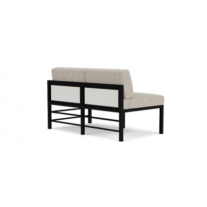 Lloyd Flanders™ Southport Left Arm Loveseat - Matte White, Callen Celadon