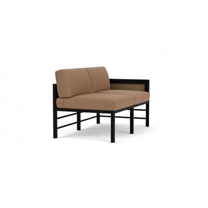 Lloyd Flanders™ Southport Left Arm Loveseat - Fawn, Canvas Natural