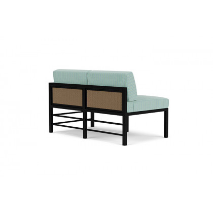 Lloyd Flanders™ Southport Left Arm Loveseat - Fawn, Unearth Dew