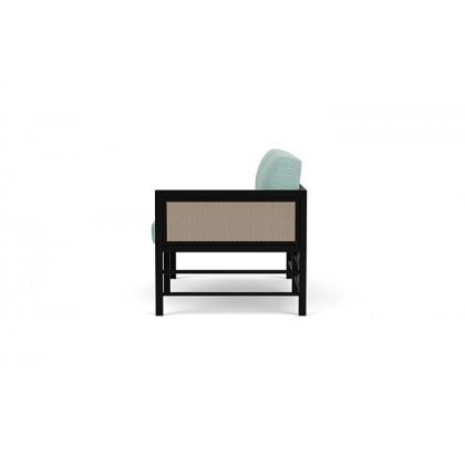Lloyd Flanders™ Southport Left Arm Loveseat - French Beige, Unearth Dew