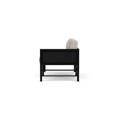 Lloyd Flanders™ Southport Left Arm Loveseat - Ebony, Callen Celadon