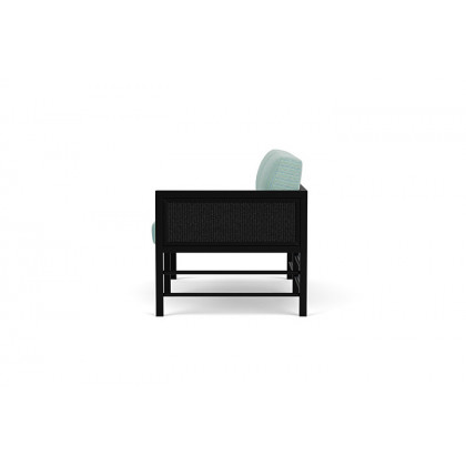 Lloyd Flanders™ Southport Left Arm Loveseat - Ebony, Unearth Dew