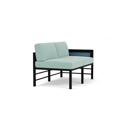 Lloyd Flanders™ Southport Left Arm Loveseat - Stillwater, Unearth Dew