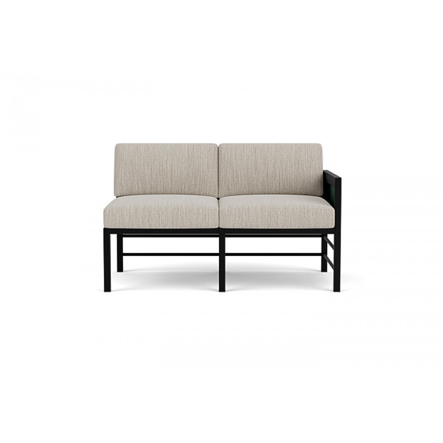 Lloyd Flanders™ Southport Left Arm Loveseat - Woodland, Callen Celadon