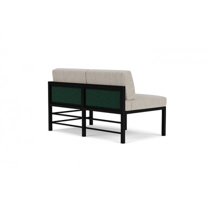 Lloyd Flanders™ Southport Left Arm Loveseat - Woodland, Callen Celadon