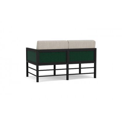 Lloyd Flanders™ Southport Left Arm Loveseat - Woodland, Callen Celadon
