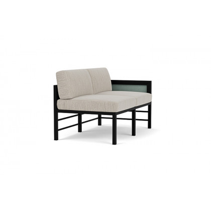 Lloyd Flanders™ Southport Left Arm Loveseat - Sea Glass, Callen Celadon