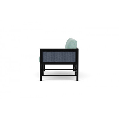 Lloyd Flanders™ Southport Left Arm Loveseat - Denim Blue, Unearth Dew