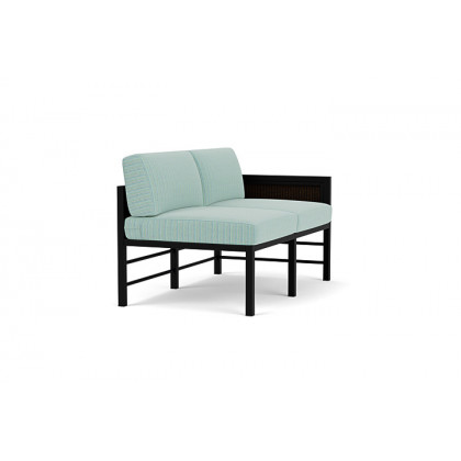 Lloyd Flanders™ Southport Left Arm Loveseat - Mink, Unearth Dew