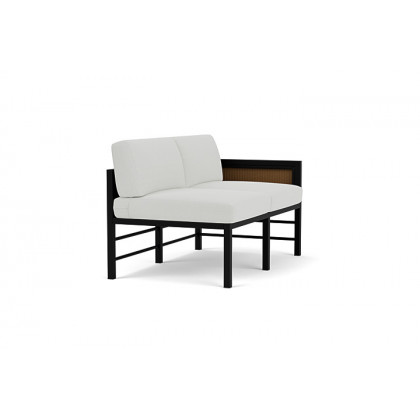 Lloyd Flanders™ Southport Left Arm Loveseat - Hickory, Loveboat Mint
