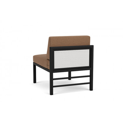 Lloyd Flanders™ Southport Armless Sectional - Matte White, Canvas Natural