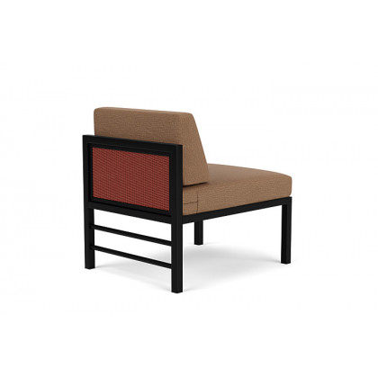 Lloyd Flanders™ Southport Armless Sectional - Terracotta, Canvas Natural