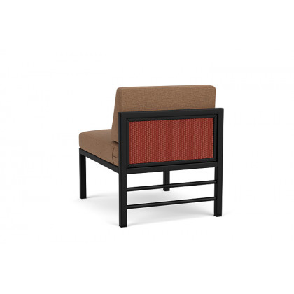 Lloyd Flanders™ Southport Armless Sectional - Terracotta, Canvas Natural