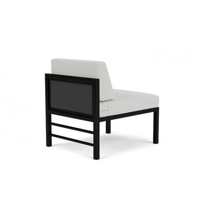 Lloyd Flanders™ Southport Armless Sectional - Charcoal, Loveboat Mint