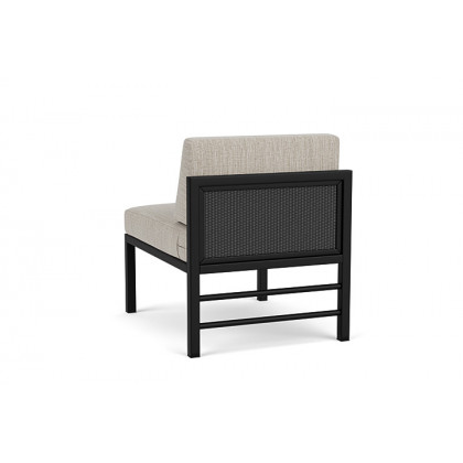 Lloyd Flanders™ Southport Armless Sectional - Charcoal, Callen Celadon