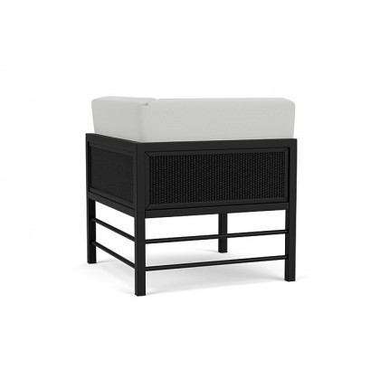 Lloyd Flanders™ Southport Corner Sectional - Ebony, Loveboat Mint
