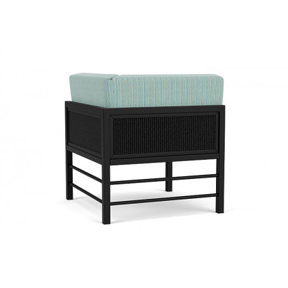 Lloyd Flanders™ Southport Corner Sectional - Ebony, Unearth Dew
