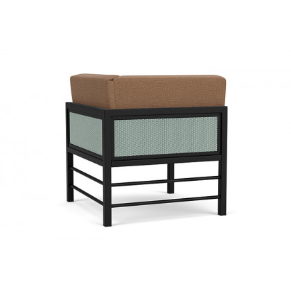 Lloyd Flanders™ Southport Corner Sectional - Sea Glass, Canvas Natural