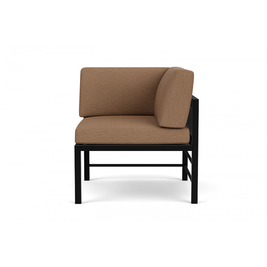 Lloyd Flanders™ Southport Corner Sectional - Pewter, Canvas Natural