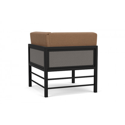 Lloyd Flanders™ Southport Corner Sectional - Pewter, Canvas Natural