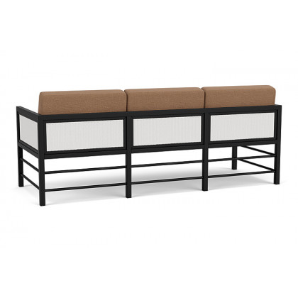 Lloyd Flanders™ Southport Sofa  - Matte White, Canvas Natural