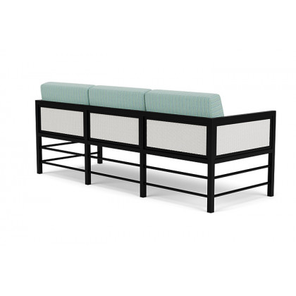 Lloyd Flanders™ Southport Sofa  - Matte White, Unearth Dew