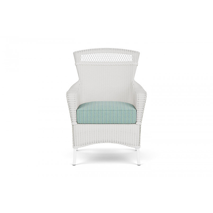 Lloyd Flanders™ Loom Dining Armchair - Matte White