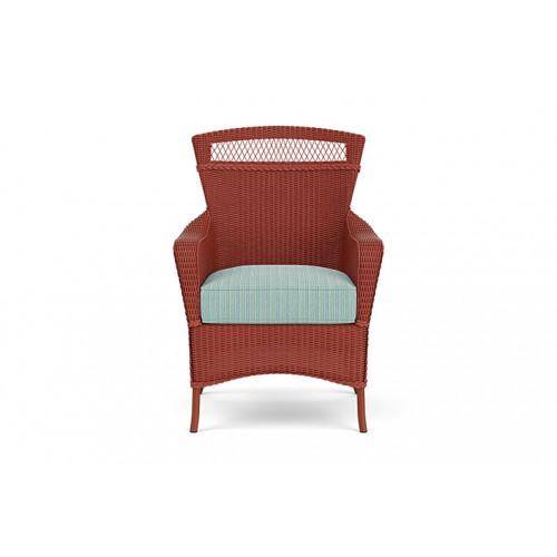 Lloyd Flanders™ Loom Dining Armchair - Terracotta
