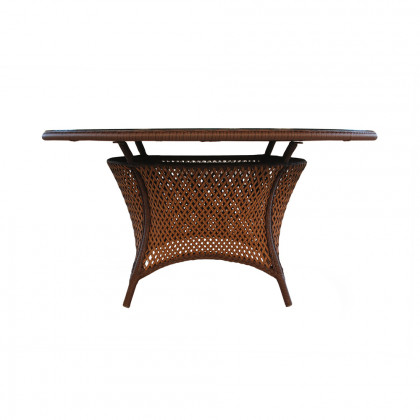 Lloyd Flanders - Grand Traverse 60" Round Umbrella Dining Table
