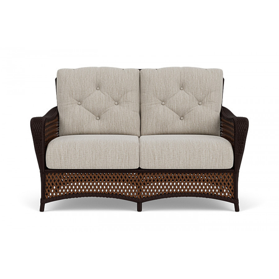 Lloyd Flanders™ Grand Traverse Loveseat  Callen Celadon, Caramel