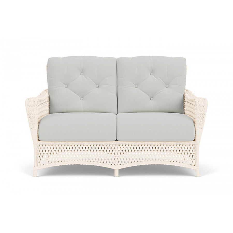 Lloyd Flanders™ Grand Traverse Loveseat  Loveboat Mint, Bisque
