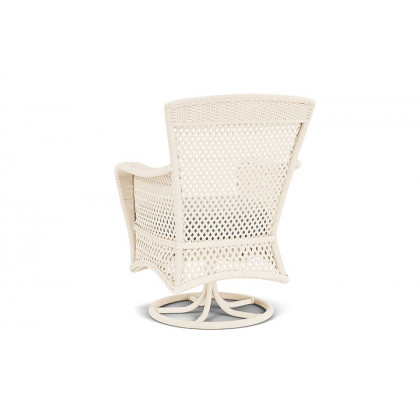 Lloyd Flanders™ Grand Traverse Swivel Dining Armchair Loveboat Mint, Bisque