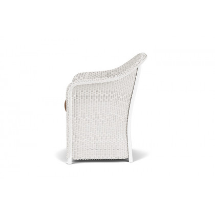 Lloyd Flanders™ Weekend Retreat Dining Armchair - White, Canvas Natural