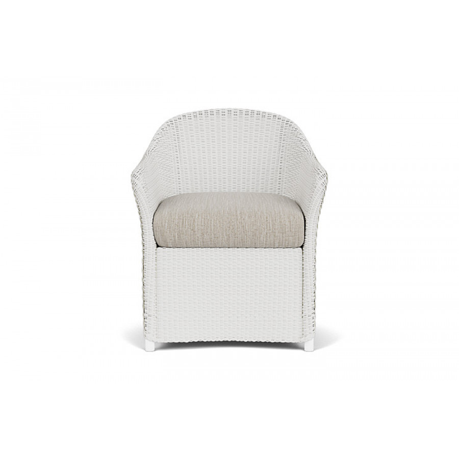 Lloyd Flanders™ Weekend Retreat Dining Armchair - Matte White, Callen Celadon