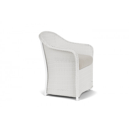 Lloyd Flanders™ Weekend Retreat Dining Armchair - Matte White, Callen Celadon