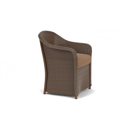 Lloyd Flanders™ Weekend Retreat Dining Armchair - Bark, Canvas Natural