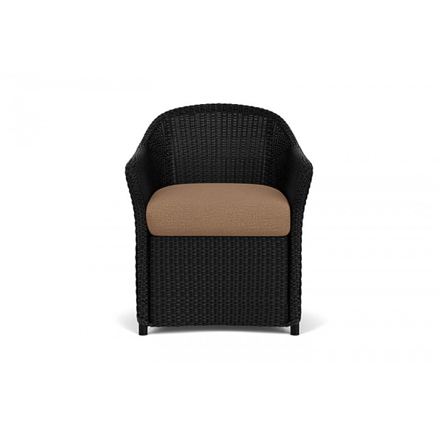 Lloyd Flanders™ Weekend Retreat Dining Armchair - Ebony, Canvas Natural