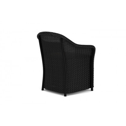 Lloyd Flanders™ Weekend Retreat Dining Armchair - Ebony, Canvas Natural