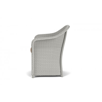 Lloyd Flanders™ Weekend Retreat Dining Armchair - Platinum, Canvas Natural
