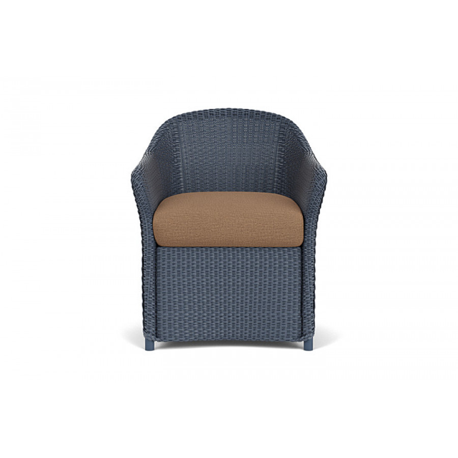Lloyd Flanders™ Weekend Retreat Dining Armchair - Denim Blue, Canvas Natural
