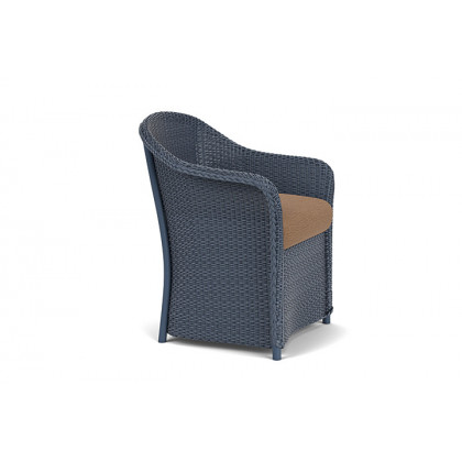 Lloyd Flanders™ Weekend Retreat Dining Armchair - Denim Blue, Canvas Natural