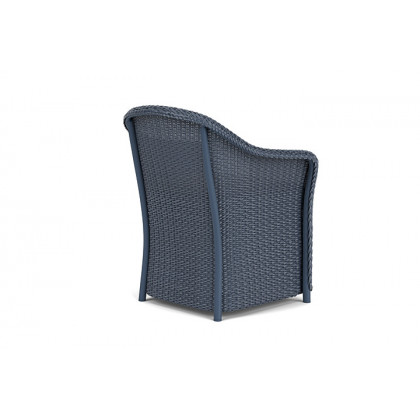 Lloyd Flanders™ Weekend Retreat Dining Armchair - Denim Blue, Canvas Natural