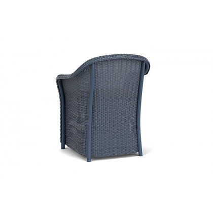 Lloyd Flanders™ Weekend Retreat Dining Armchair - Denim Blue, Canvas Natural