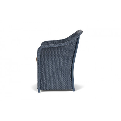 Lloyd Flanders™ Weekend Retreat Dining Armchair - Denim Blue, Canvas Natural