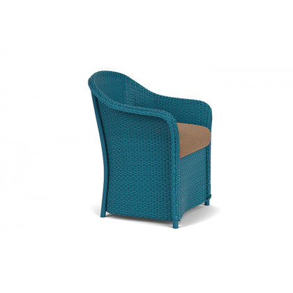 Lloyd Flanders™ Weekend Retreat Dining Armchair - Peacock, Canvas Natural