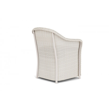 Lloyd Flanders™ Weekend Retreat Dining Armchair - Antique White, Canvas Natural