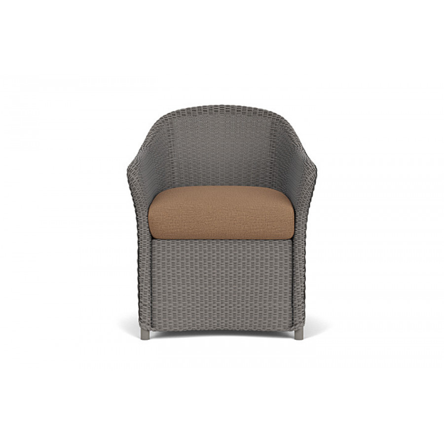 Lloyd Flanders™ Weekend Retreat Dining Armchair - Pewter, Canvas Natural