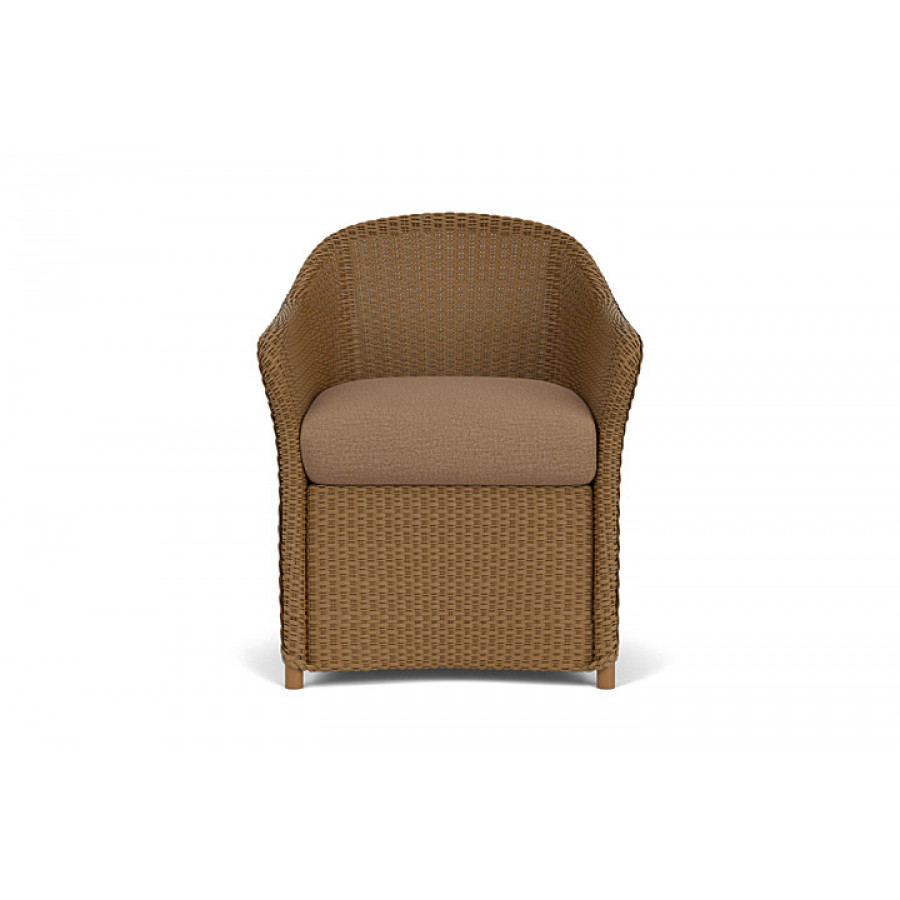 Lloyd Flanders™ Weekend Retreat Dining Armchair - Hickory, Canvas Natural