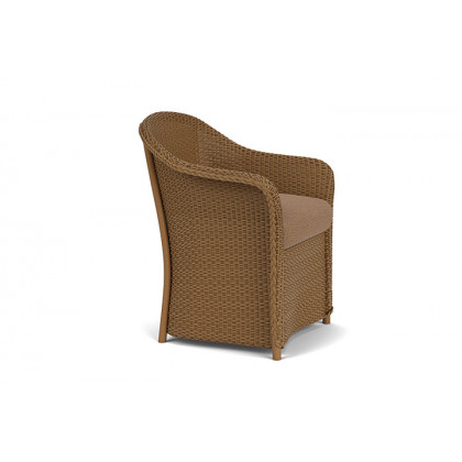 Lloyd Flanders™ Weekend Retreat Dining Armchair - Hickory, Canvas Natural
